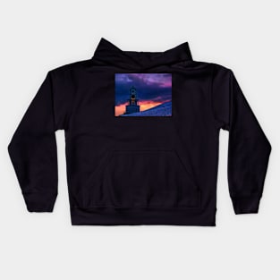 Winter Sunset Kids Hoodie